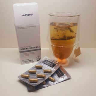 메디타민 원헌드레드 그린프로폴리스 — 4.5점을 준 리뷰어가 2021년 9월 올린 사용 사진