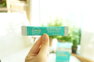 [유산균] 오마이락 장편한습관 프로바이오틱스 30P — 5점을 준 리뷰어가 2022년 11월 올린 사용 사진