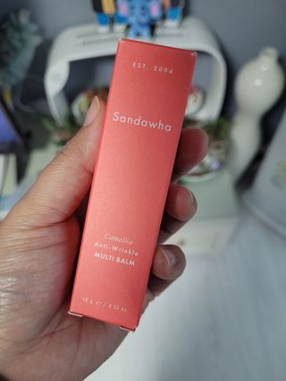 스킨큐어 산다화 카멜리아 안티 링클 멀티밤 — 4점을 준 리뷰어가 2023년 1월 올린 사용 사진