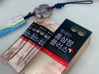 서울약사신협_투데이홍삼정플러스스틱_10g x 30포 — 4점을 준 리뷰어가 2021년 1월 올린 사용 사진
