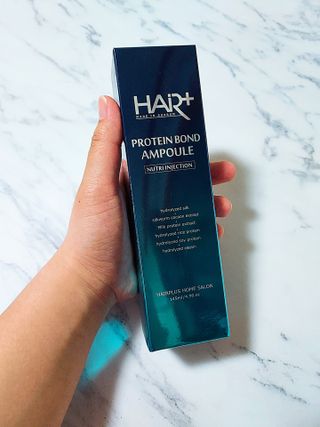 헤어플러스 단백질탈모샴푸 500ml+단백질본드앰플 145ml — 5점을 준 리뷰어가 2021년 4월 올린 사용 사진