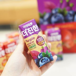 [롯데칠성] 야채듬뿍 더'진한 [롯데칠성] 야채는 이제 COLORFULL! 야채듬뿍  더 진한 레드 4개 +퍼플 4개 (총 8개) — 5점을 준 리뷰어가 2023년 6월 올린 사용 사진