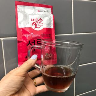 서울약사신협_내몸애생발란스석류_70ml x 30포 — 5점을 준 리뷰어가 2021년 8월 올린 사용 사진