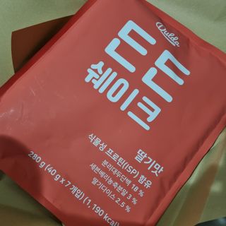 [덜다] 든든 식물성 단백질 쉐이크 40g X 7입 (곡물/딸기) — 5점을 준 리뷰어가 2023년 8월 올린 사용 사진