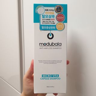 모두발라 마이크로 비타캡슐 탈모샴푸 — 5점을 준 리뷰어가 2022년 2월 올린 사용 사진