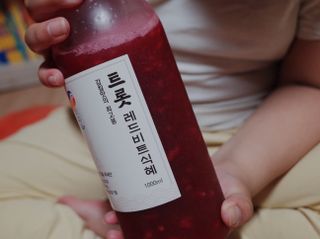 트롯전통식혜 트롯레드비트식혜 1리터 +500리터 — 5점을 준 리뷰어가 2021년 5월 올린 사용 사진