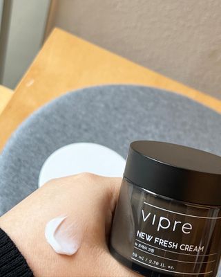 비프리코스메틱 뉴 프레쉬 크림 80ml — 5점을 준 리뷰어가 2023년 2월 올린 사용 사진
