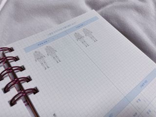 리훈 숨은라인찾기 운동일지 다이어트 일기 식단 다이어리 습관 계획표 — 5점을 준 리뷰어가 2023년 6월 올린 사용 사진
