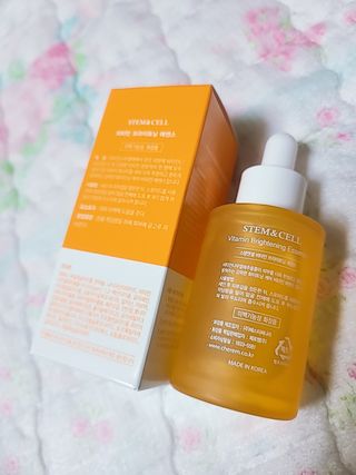 체르엠 스템앤셀 비타민 브라이트닝 에센스 30ml 1개 — 5점을 준 리뷰어가 2021년 7월 올린 사용 사진