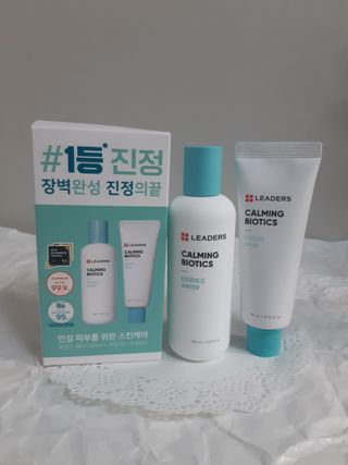 리더스코스메틱 리더스 카밍 바이오틱스 #1등 진정 기획세트 [에센스 워터150ml + 크림 마스크80ml] — 5점을 준 리뷰어가 2022년 9월 올린 사용 사진