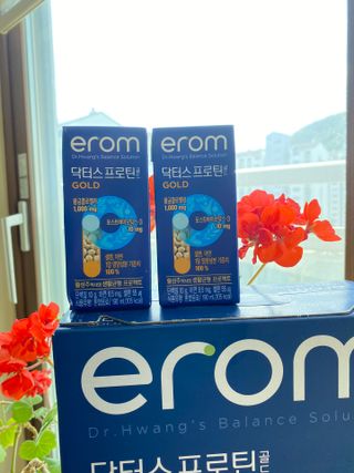 이롬 erom 닥터스 프로틴 골드 — 5점을 준 리뷰어가 2021년 5월 올린 사용 사진