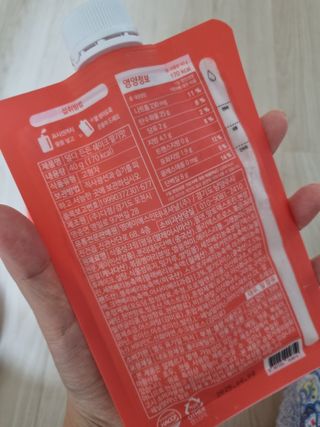 [덜다] 든든 식물성 단백질 쉐이크 40g X 7입 (곡물/딸기) — 5점을 준 리뷰어가 2023년 8월 올린 사용 사진
