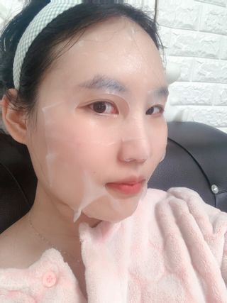 닥터마시멜로 닥터마스멜로 마블러스 아쿠아 클리닉 마스크 — 5점을 준 리뷰어가 2021년 2월 올린 사용 사진