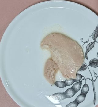 도그퓨어 푸드닭 강아지 닭고기 통살 애견간식 오리지널/차전자피/초록입홍합 — 5점을 준 리뷰어가 2021년 11월 올린 사용 사진