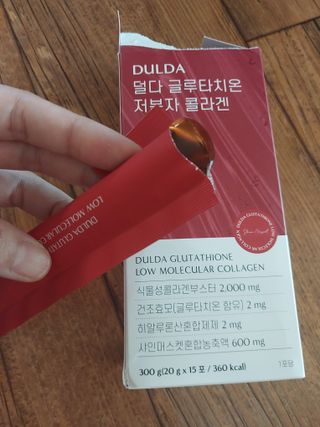 [덜다] 글루타치온 저분자 콜라겐 (20g x 15포) — 5점을 준 리뷰어가 2023년 8월 올린 사용 사진