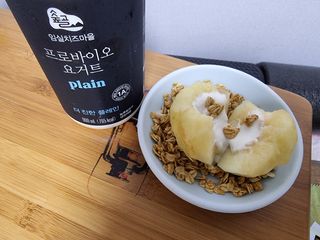 숲골 임실치즈마을 프로바이오 요거트 900ml — 5점을 준 리뷰어가 2021년 8월 올린 사용 사진