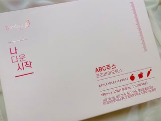 본리브 나 다운 시작 ABC주스 프리바이오틱스 — 5점을 준 리뷰어가 2021년 1월 올린 사용 사진