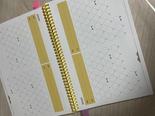 리훈 차일드라이크 워킹스마일 초등학생 스터디 플래너 — 4점을 준 리뷰어가 2022년 3월 올린 사용 사진