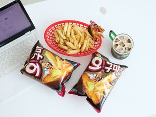 꿀버터 오!구마 꿀버터 오구마 16봉 — 5점을 준 리뷰어가 2021년 7월 올린 사용 사진