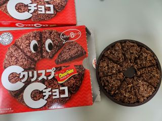 NISSIN 닛신 크리스피 초코 — 5점을 준 리뷰어가 2022년 12월 올린 사용 사진