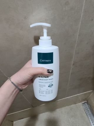 셀라피 에이리페어 크림 바디 워시 2세대 500ml — 4.5점을 준 리뷰어가 2021년 1월 올린 사용 사진