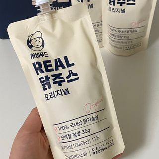 서비푸드 리얼 닭주스 오리지널 200g 1세트 10개입 — 4점을 준 리뷰어가 2022년 3월 올린 사용 사진
