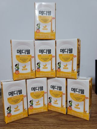 메디웰 페디아드링크 미니 바나나맛 — 5점을 준 리뷰어가 2022년 8월 올린 사용 사진