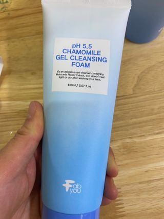 페브유 / FABYOU 페브유 pH5.5 캐모마일 젤 클렌징 폼 + 클렌징 오일 + 토너 3종 세트 — 5점을 준 리뷰어가 2021년 6월 올린 사용 사진