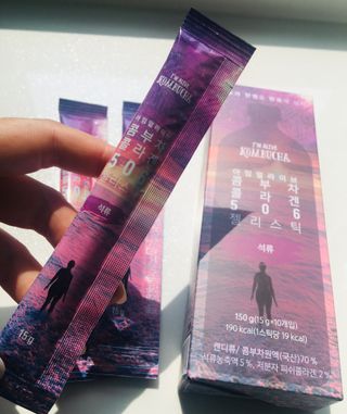 엘리샤코이 아임얼라이브 콤부차 콜라겐 506 스틱젤리 석류 — 5점을 준 리뷰어가 2021년 8월 올린 사용 사진