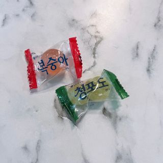 청포도캔디 복숭아캔디 — 5점을 준 리뷰어가 2022년 11월 올린 사용 사진