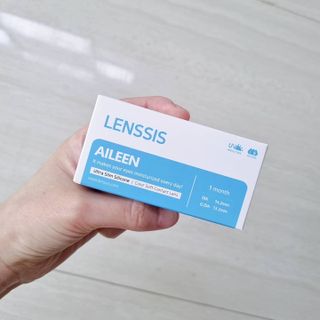렌시스 LENSSIS [ 렌시스 ] 인생정착템 , 영롱한 매력이 있는 ＃에일린시리즈 1개월용 ｜ 4컬러 중 택1 ｜ — 4.5점을 준 리뷰어가 2021년 4월 올린 사용 사진