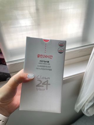 클린24시간 1BOX(5포) + 전용보틀(500ml) — 5점을 준 리뷰어가 2022년 8월 올린 사용 사진