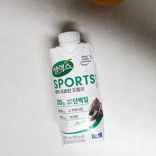 셀렉스스포츠 셀렉스 스포츠 웨이 프로틴 초콜릿 _ 330ml x 12팩 — 5점을 준 리뷰어가 2021년 3월 올린 사용 사진