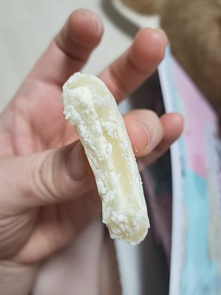 롯데제과 찰떡파이 크림치즈 — 5점을 준 리뷰어가 2021년 6월 올린 사용 사진