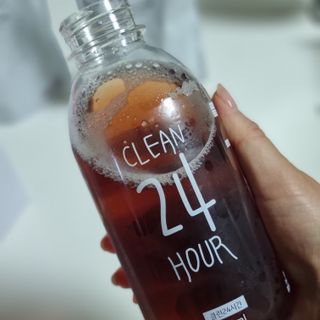 클린24시간 1BOX(5포) + 전용보틀(500ml) — 5점을 준 리뷰어가 2022년 10월 올린 사용 사진