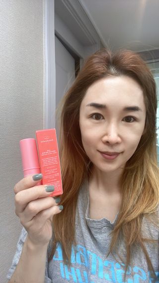 스킨큐어 산다화 카멜리아 안티 링클 멀티밤 — 5점을 준 리뷰어가 2023년 1월 올린 사용 사진
