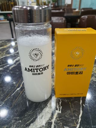 주식회사 씨크릿비에프랩 마시는 아미노산 아미토리 열대과일맛 14포 [1포, 5g / 보틀증정] — 5점을 준 리뷰어가 2022년 12월 올린 사용 사진