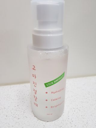 [시카앰플] 묘오한 고마진정할때 진정 스프레이 앰플 150ml — 4점을 준 리뷰어가 2021년 3월 올린 사용 사진