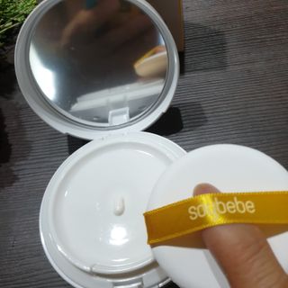 소이베베X신비아파트 모이스쳐 선팩트 SPF50+ PA+++ — 5점을 준 리뷰어가 2023년 5월 올린 사용 사진