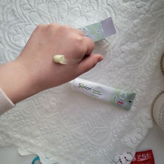 건선/아토/습진/민감성 피부 천연보습진정크림 소리온 크림 & 센시티브 크림 50g — 5점을 준 리뷰어가 2022년 1월 올린 사용 사진