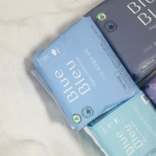 블루블루 유기농 순면 커버 생리대 — 5점을 준 리뷰어가 2021년 2월 올린 사용 사진