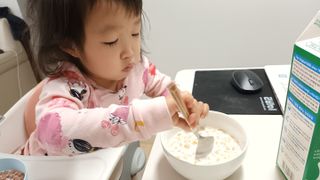 씨알푸드 뽀로로 시리얼 3종 — 4점을 준 리뷰어가 2022년 2월 올린 사용 사진