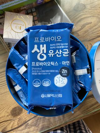 서울약사신협_프로바이오생유산균_2.5G x 100포 — 5점을 준 리뷰어가 2021년 5월 올린 사용 사진