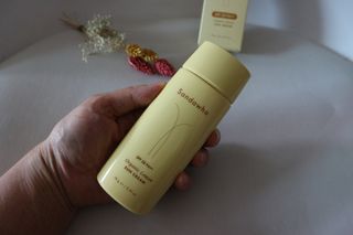 스킨큐어 산다화 유기농 레몬썬크림 — 5점을 준 리뷰어가 2022년 6월 올린 사용 사진