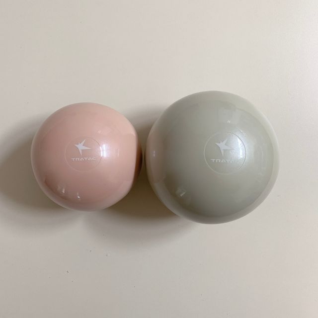 트라택 쿠셔닝 웨이트볼 0.5kg + 1kg SET 리뷰 사진