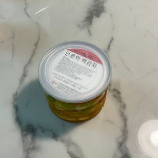 셰프애찬 단호박 백김치 1kg — 4점을 준 리뷰어가 2022년 10월 올린 사용 사진