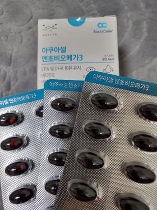 메디포스트 모비타 아쿠아셀 엔초비오메가3 60캡슐 — 5점을 준 리뷰어가 2023년 1월 올린 사용 사진