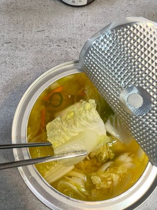 셰프애찬 단호박 백김치 1kg — 5점을 준 리뷰어가 2022년 10월 올린 사용 사진