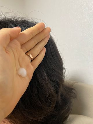 [갸스비] 곱슬 머리부터 파마까지 남자의 컬을 위한 갸스비 컬크림 — 5점을 준 리뷰어가 2021년 10월 올린 사용 사진