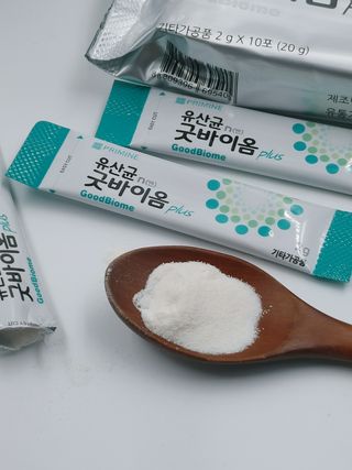 프리마인 유산균 국가지정연구소 선정, 살아있는 생유산균 200억 마리의 힘. 유산균n굿바이옴플러스 — 4점을 준 리뷰어가 2021년 11월 올린 사용 사진